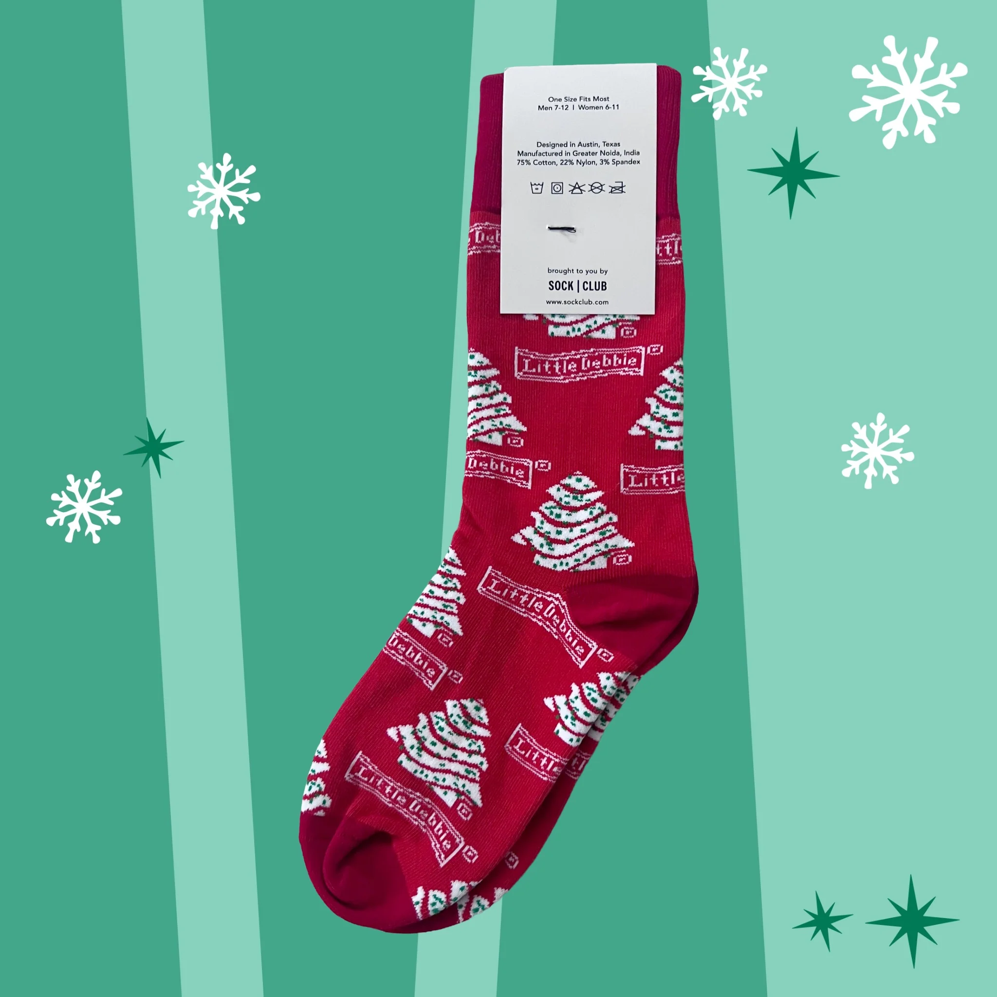 Little Debbie® Christmas Tree Cakes® Socks