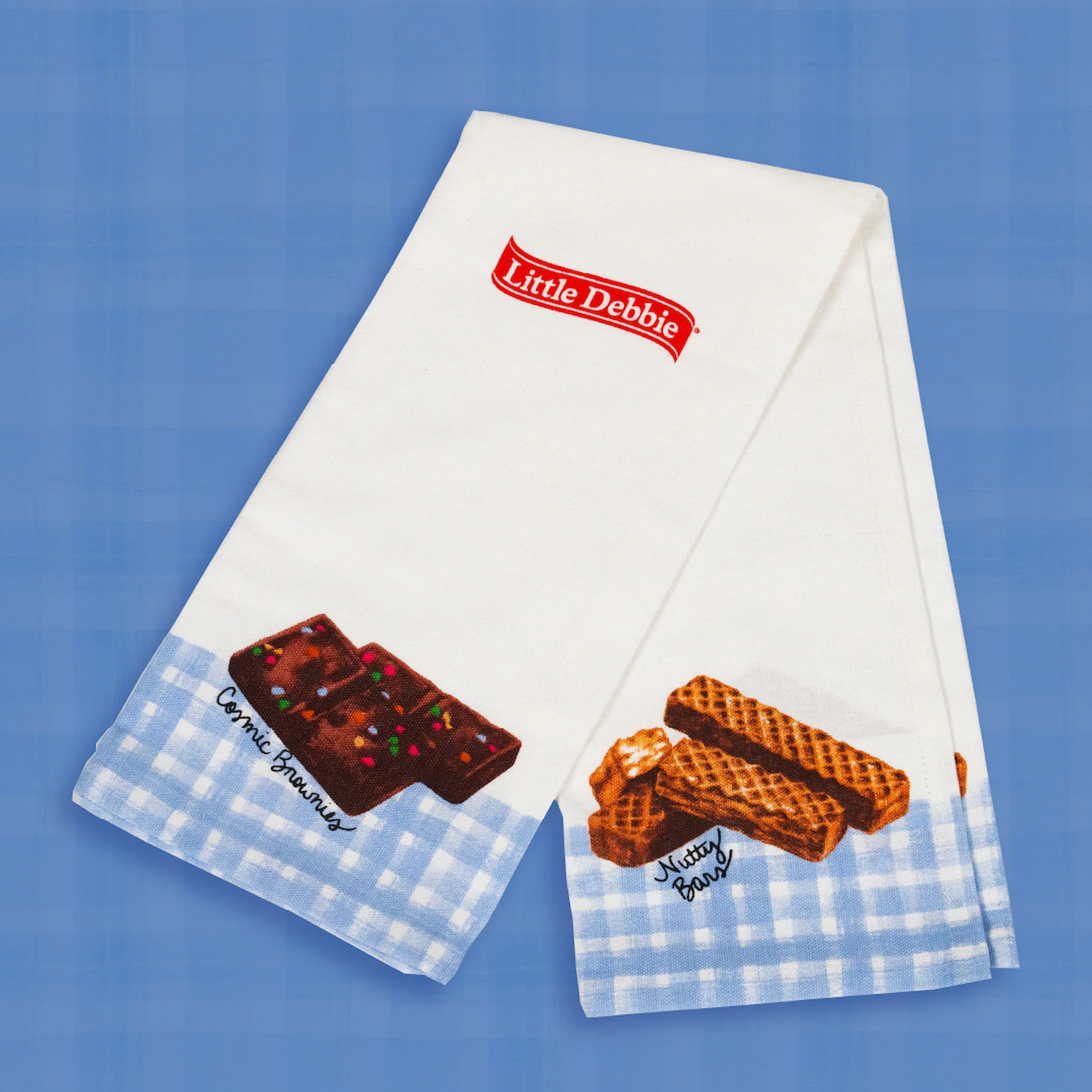 Little Debbie Gingham Dish Towels: Set of Two