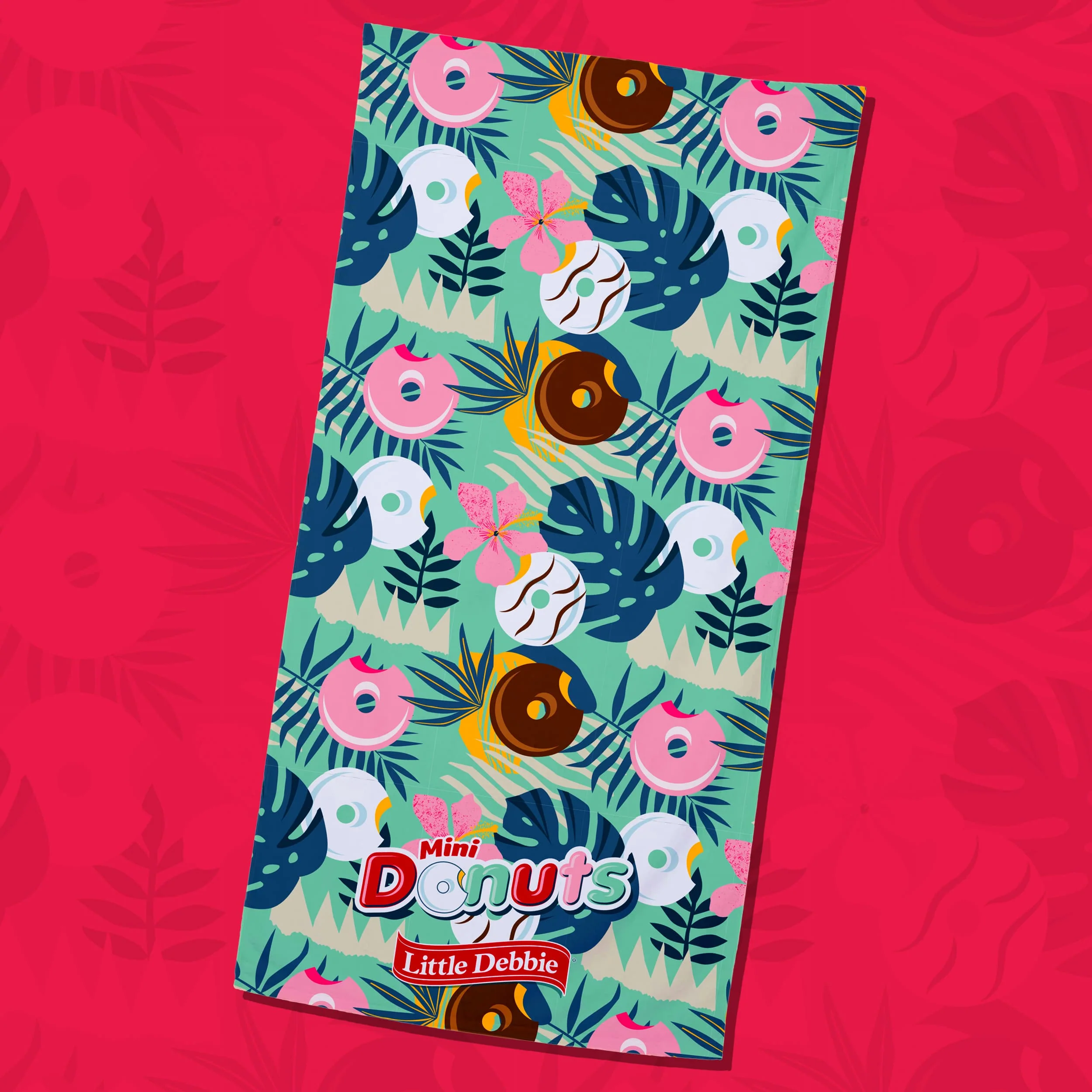 Mini Donuts Beach Towel