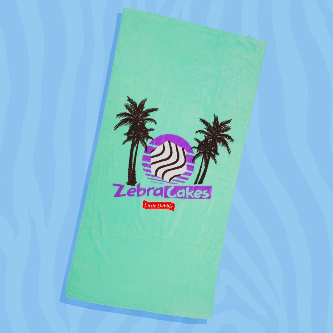 Zebra® Cakes Palm Beach Towel