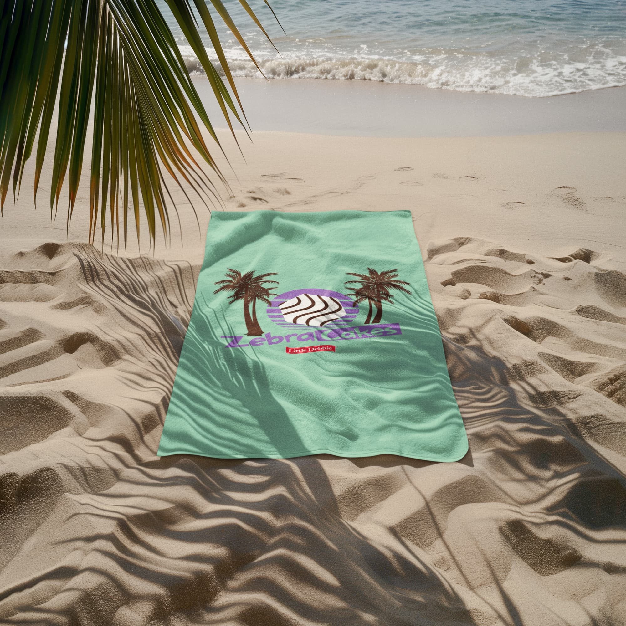 Zebra® Cakes Palm Beach Towel