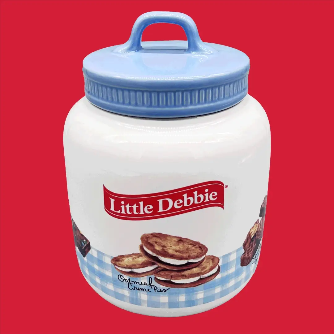 Little Debbie® Collectible Gingham Cookie Jar 9 Little Debbie® Collectible Gingham Cookie Jar