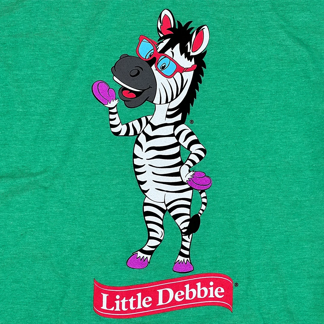 Zain the Zebra Green T-Shirt
