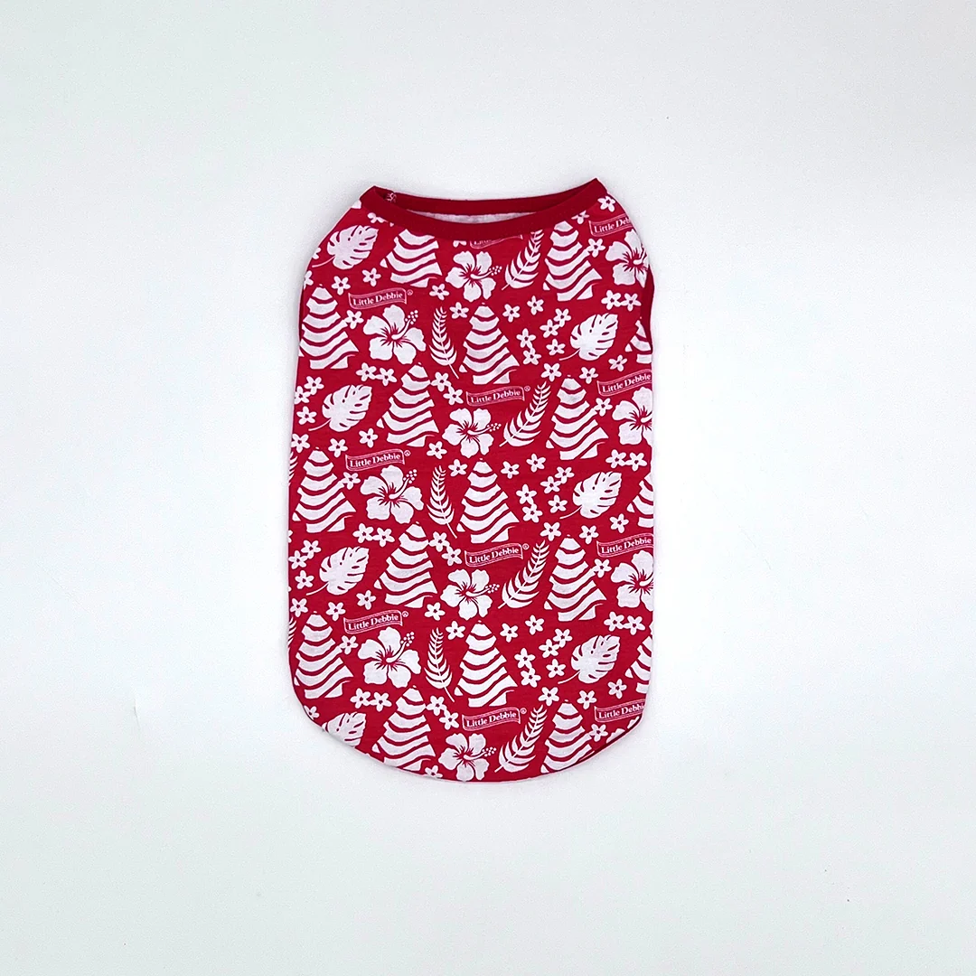 Little Debbie® Hawaiian Dog Shirts: A Pawsome Tropical Adventure! 3 Little Debbie® Hawaiian Dog Shirts: A Pawsome Tropical Adventure!